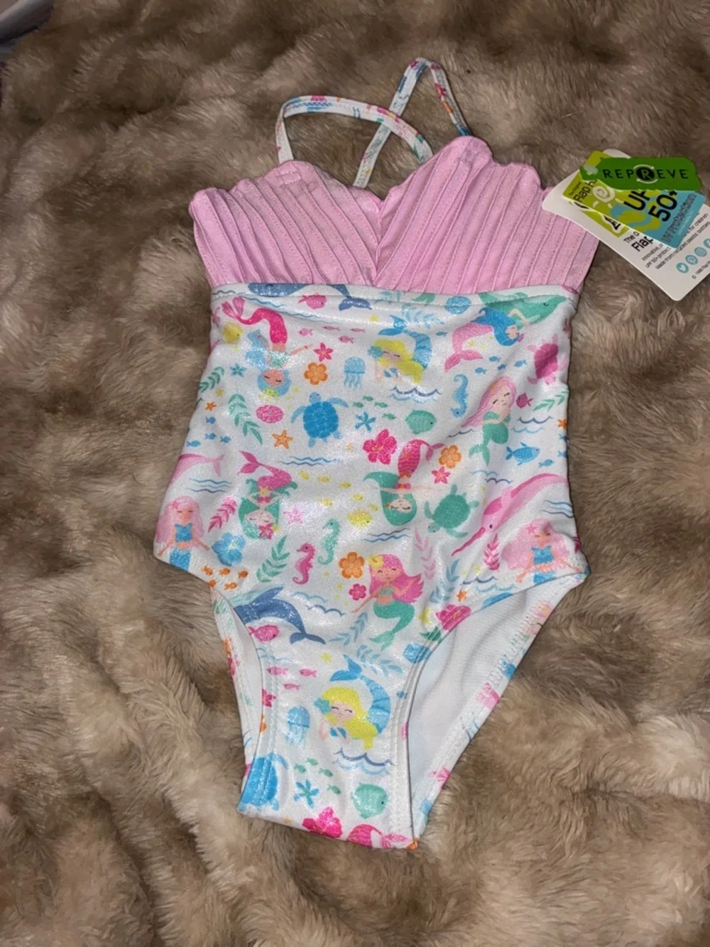 Flap Happy mermaid creature fabric